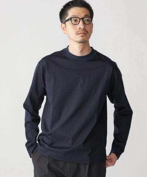 SHIPS / シップス Tシャツ | SHIPS: コットン ハイゲージ ポンチ ライト ロングスリーブ Tシャツ | 詳細28