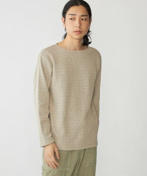 SHIPS / シップス Tシャツ | SHIPS: ローゲージ ピケ ボートネック カットソー | 詳細5