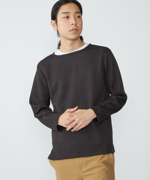 SHIPS / シップス Tシャツ | SHIPS: ローゲージ ピケ ボートネック カットソー | 詳細13