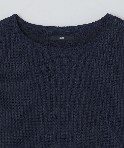 SHIPS / シップス Tシャツ | SHIPS: ローゲージ ピケ ボートネック カットソー | 詳細20