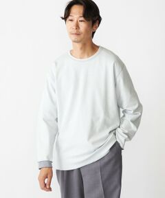 SHIPS / シップス Tシャツ | SHIPS: リバーシブル クルーネック 長袖 Tシャツ (ロンT)