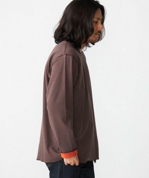 SHIPS / シップス Tシャツ | SHIPS: リバーシブル クルーネック 長袖 Tシャツ (ロンT) | 詳細12