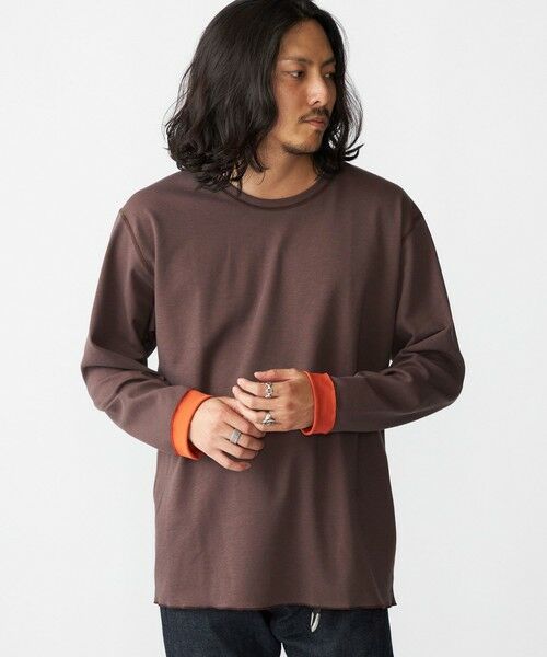 SHIPS / シップス Tシャツ | SHIPS: リバーシブル クルーネック 長袖 Tシャツ (ロンT) | 詳細9