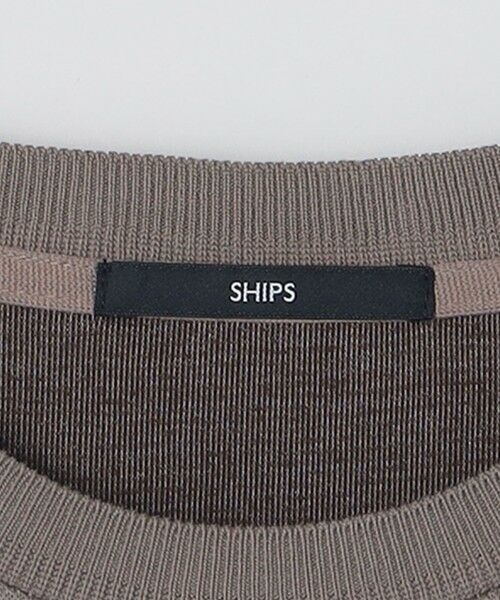 SHIPS / シップス Tシャツ | SHIPS: 鹿の子 ダブルフェイス クルーネック ロングスリーブ Tシャツ (ロンT) | 詳細17