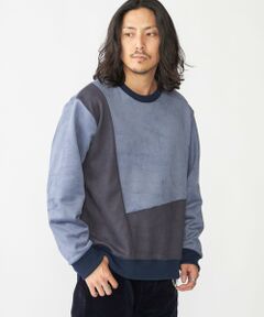 SHIPS / シップス Tシャツ | SHIPS:〈洗濯機可能〉パネル ポリエステル スエード ドッキング  ロングスリーブ Tシャツ