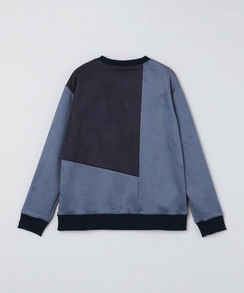 SHIPS / シップス Tシャツ | SHIPS:〈洗濯機可能〉パネル ポリエステル スエード ドッキング  ロングスリーブ Tシャツ | 詳細21