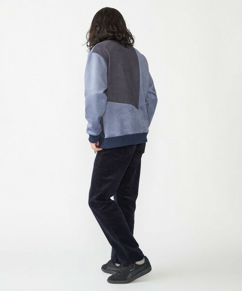 SHIPS / シップス Tシャツ | SHIPS:〈洗濯機可能〉パネル ポリエステル スエード ドッキング  ロングスリーブ Tシャツ | 詳細11