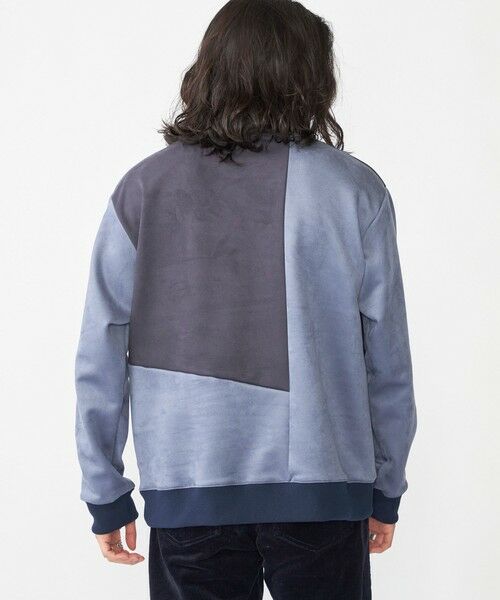 SHIPS / シップス Tシャツ | SHIPS:〈洗濯機可能〉パネル ポリエステル スエード ドッキング  ロングスリーブ Tシャツ | 詳細15