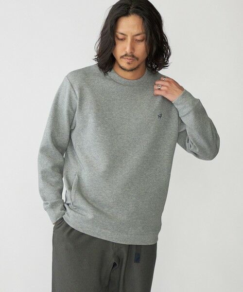 SHIPS / シップス Tシャツ | 【WEB限定】SHIPS: テレワーク ビズ ワンポイントロゴ ハイゲージ ダブルニット スウェット | 詳細10