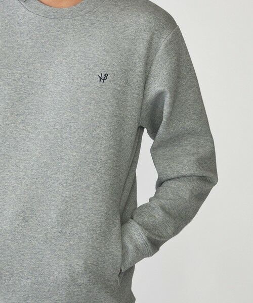 SHIPS / シップス Tシャツ | 【WEB限定】SHIPS: テレワーク ビズ ワンポイントロゴ ハイゲージ ダブルニット スウェット | 詳細11