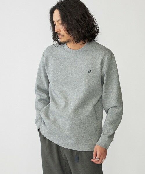 SHIPS / シップス Tシャツ | 【WEB限定】SHIPS: テレワーク ビズ ワンポイントロゴ ハイゲージ ダブルニット スウェット | 詳細5