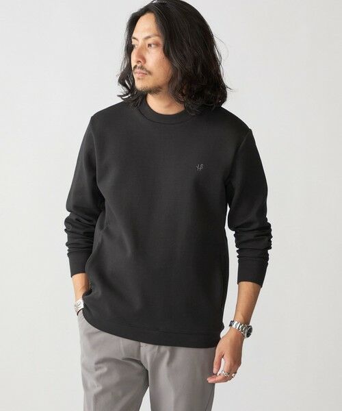 SHIPS / シップス Tシャツ | 【WEB限定】SHIPS: テレワーク ビズ ワンポイントロゴ ハイゲージ ダブルニット スウェット | 詳細23