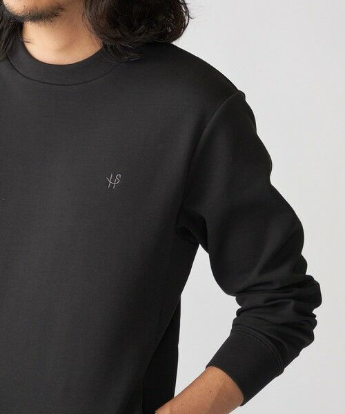 SHIPS / シップス Tシャツ | 【WEB限定】SHIPS: テレワーク ビズ ワンポイントロゴ ハイゲージ ダブルニット スウェット | 詳細25