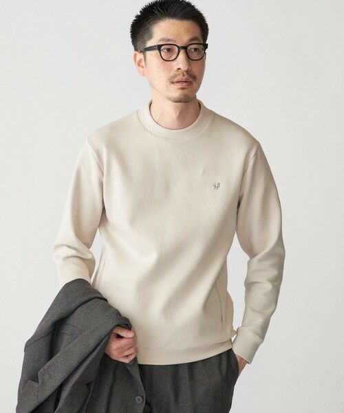 SHIPS / シップス Tシャツ | 【WEB限定】SHIPS: テレワーク ビズ ワンポイントロゴ ハイゲージ ダブルニット スウェット | 詳細30