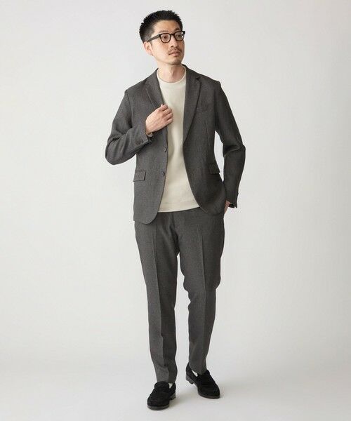 SHIPS / シップス Tシャツ | 【WEB限定】SHIPS: テレワーク ビズ ワンポイントロゴ ハイゲージ ダブルニット スウェット | 詳細29