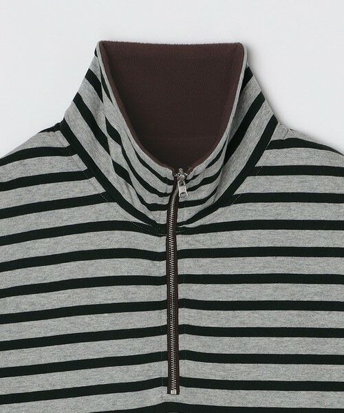 SHIPS / シップス Tシャツ | SHIPS: リバーシブル ボーダー フリース ハーフジップ プルオーバー | 詳細19