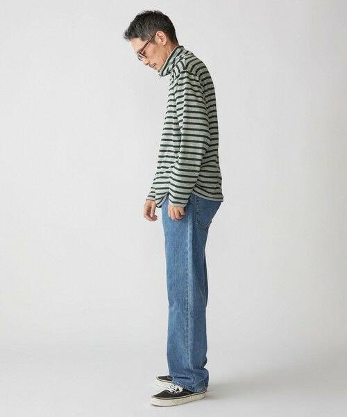 SHIPS / シップス Tシャツ | SHIPS: リバーシブル ボーダー フリース ハーフジップ プルオーバー | 詳細9