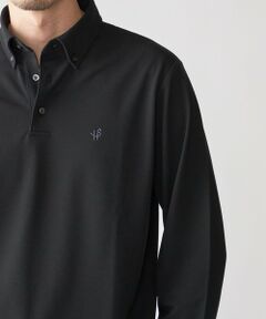 SHIPS / シップス Tシャツ | 【WEB限定】SHIPS: 吸水速乾・UVケア Drymix（R）ワンポイントロゴ ボタンダウン 長袖ポロシャツ