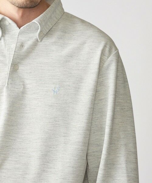 SHIPS / シップス ポロシャツ | 【WEB限定】SHIPS: 吸水速乾・UVケア Drymix(R)ワンポイントロゴ ボタンダウン 長袖ポロシャツ | 詳細4