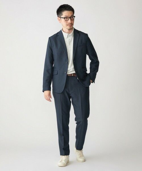 SHIPS / シップス ポロシャツ | 【WEB限定】SHIPS: 吸水速乾・UVケア Drymix(R)ワンポイントロゴ ボタンダウン 長袖ポロシャツ | 詳細2