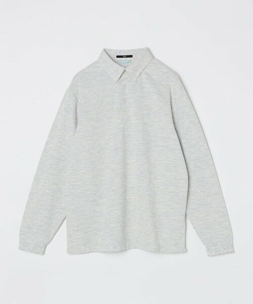 SHIPS / シップス ポロシャツ | 【WEB限定】SHIPS: 吸水速乾・UVケア Drymix(R)ワンポイントロゴ ボタンダウン 長袖ポロシャツ | 詳細6