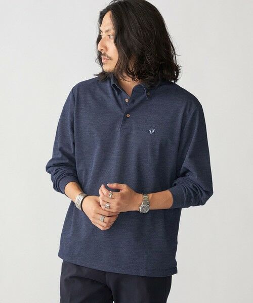 SHIPS / シップス ポロシャツ | 【WEB限定】SHIPS: 吸水速乾・UVケア Drymix(R)ワンポイントロゴ ボタンダウン 長袖ポロシャツ | 詳細18