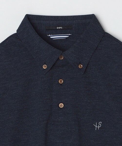 SHIPS / シップス ポロシャツ | 【WEB限定】SHIPS: 吸水速乾・UVケア Drymix(R)ワンポイントロゴ ボタンダウン 長袖ポロシャツ | 詳細25
