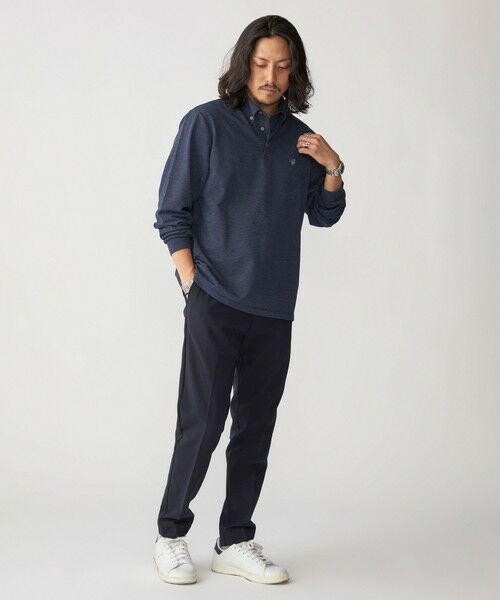 SHIPS / シップス ポロシャツ | 【WEB限定】SHIPS: 吸水速乾・UVケア Drymix(R)ワンポイントロゴ ボタンダウン 長袖ポロシャツ | 詳細16