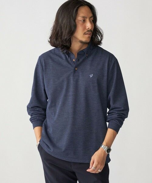 SHIPS / シップス ポロシャツ | 【WEB限定】SHIPS: 吸水速乾・UVケア Drymix(R)ワンポイントロゴ ボタンダウン 長袖ポロシャツ | 詳細17