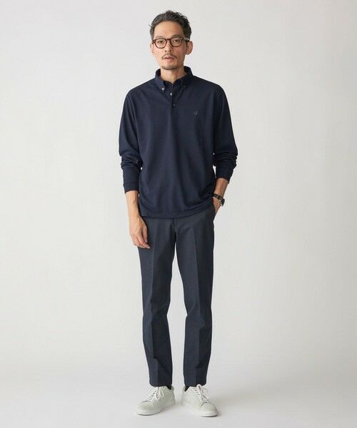 SHIPS / シップス ポロシャツ | 【WEB限定】SHIPS: 吸水速乾・UVケア Drymix(R)ワンポイントロゴ ボタンダウン 長袖ポロシャツ | 詳細29