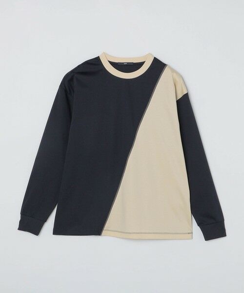 SHIPS / シップス Tシャツ | SHIPS: カラースラント パネル 長袖 Tシャツ | 詳細19