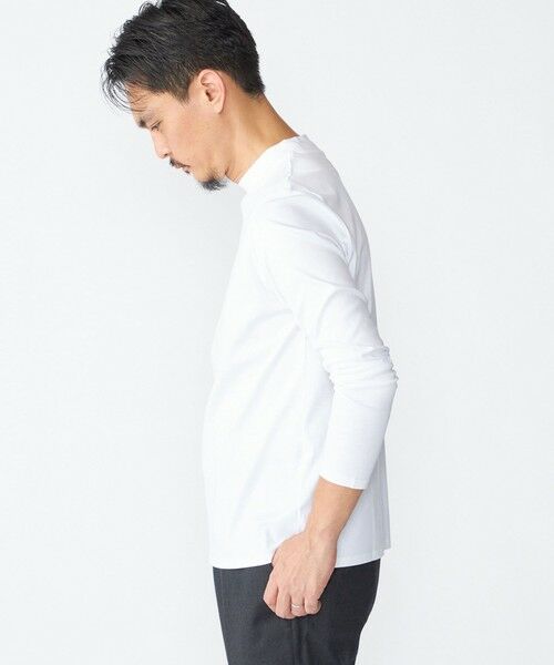 SHIPS / シップス Tシャツ | SHIPS: ALBINI モックネック ロングスリーブ Tシャツ | 詳細1