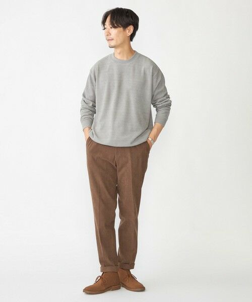 SHIPS / シップス Tシャツ | SHIPS:〈手洗い可能〉モール ダブルフェイス クルーネック プルオーバー | 詳細2