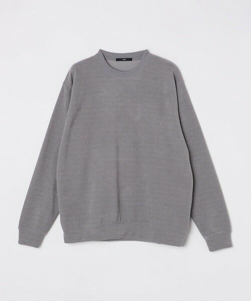 SHIPS / シップス Tシャツ | SHIPS:〈手洗い可能〉モール ダブルフェイス クルーネック プルオーバー | 詳細4