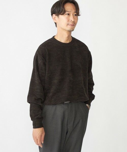 SHIPS / シップス Tシャツ | SHIPS:〈手洗い可能〉モール ダブルフェイス クルーネック プルオーバー | 詳細10