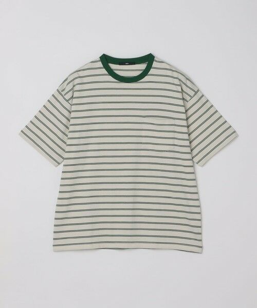 SHIPS / シップス Tシャツ | SHIPS: マイクロ ボーダー ショートスリーブ Tシャツ | 詳細7