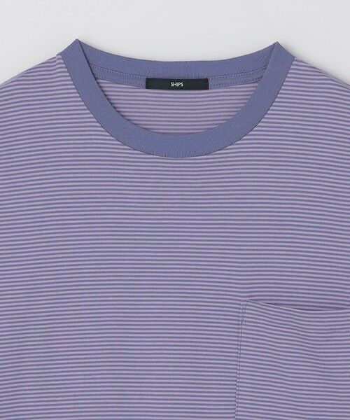 SHIPS / シップス Tシャツ | SHIPS: マイクロ ボーダー ショートスリーブ Tシャツ | 詳細15