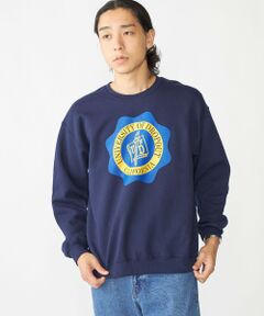 SHIPS / シップス Tシャツ | 【SHIPS別注】THE DAY ON THE BEACH: プリント クルーネック スウェット