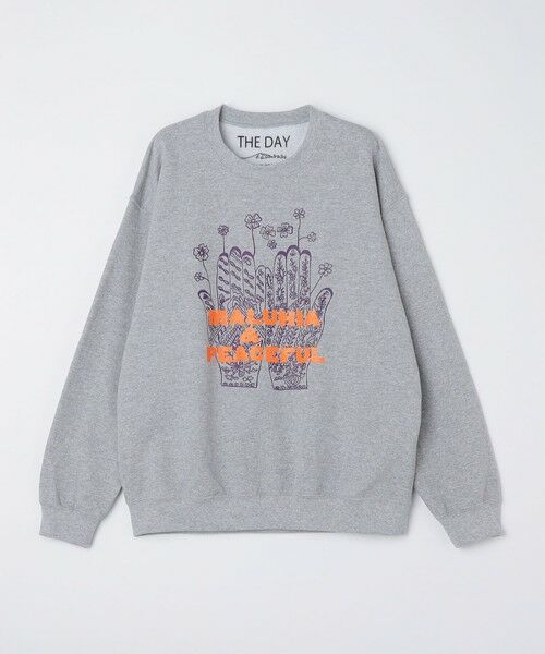 SHIPS / シップス Tシャツ | 【SHIPS別注】THE DAY ON THE BEACH: プリント クルーネック スウェット | 詳細3