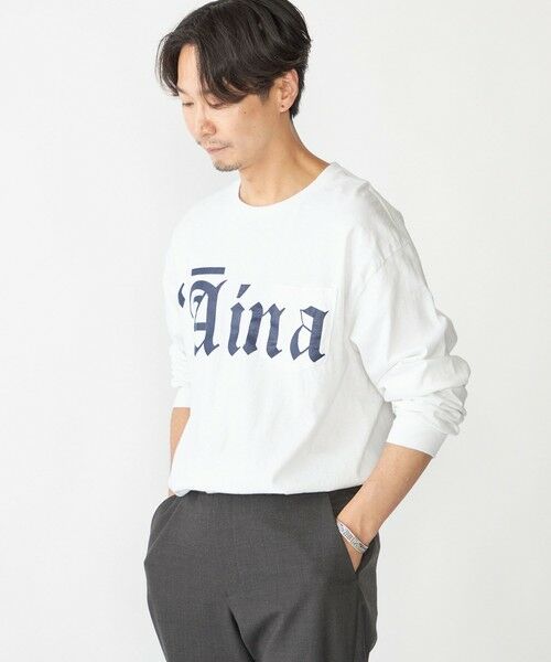 SHIPS / シップス Tシャツ | 【SHIPS別注】THE DAY ON THE BEACH: プリント ポケット Tシャツ(ロンT) | 詳細2