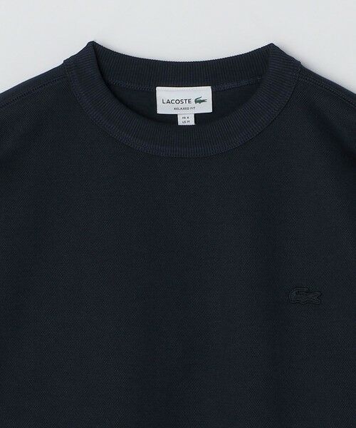 SHIPS / シップス Tシャツ | LACOSTE: SH9359-99 クルーネック 鹿の子ニット | 詳細3
