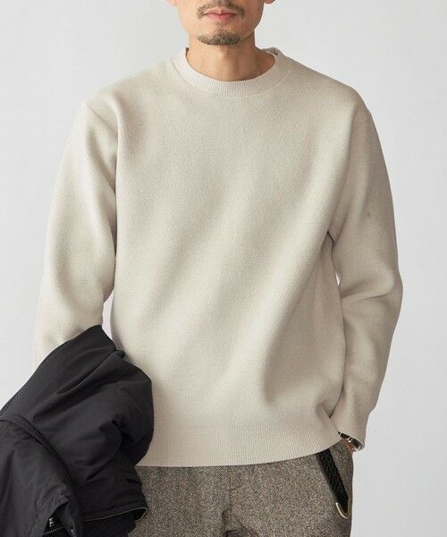 SHIPS / シップス Tシャツ | SHIPS: 〈手洗い可能〉 モール クルーネック ロングスリーブ(ライトグレー)