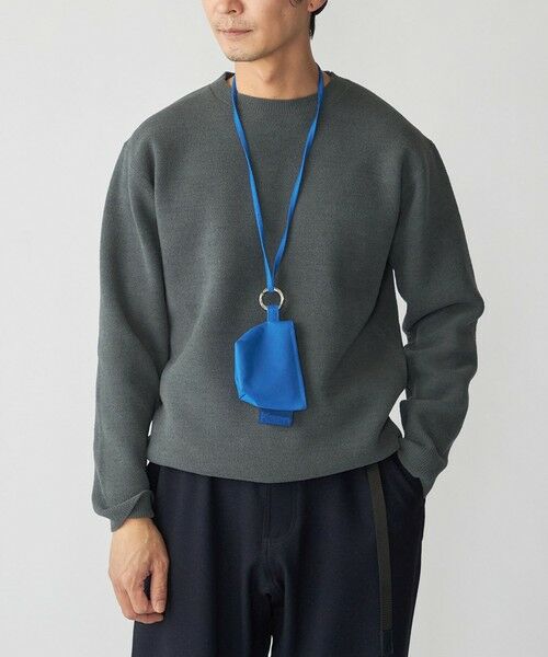 SHIPS / シップス Tシャツ | SHIPS: 〈手洗い可能〉 モール クルーネック ロングスリーブ(ダークグレー)