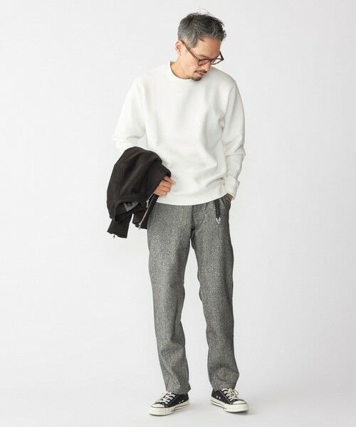 SHIPS / シップス Tシャツ | SHIPS: ジャカード ライト ロングスリーブ プルオーバー | 詳細1