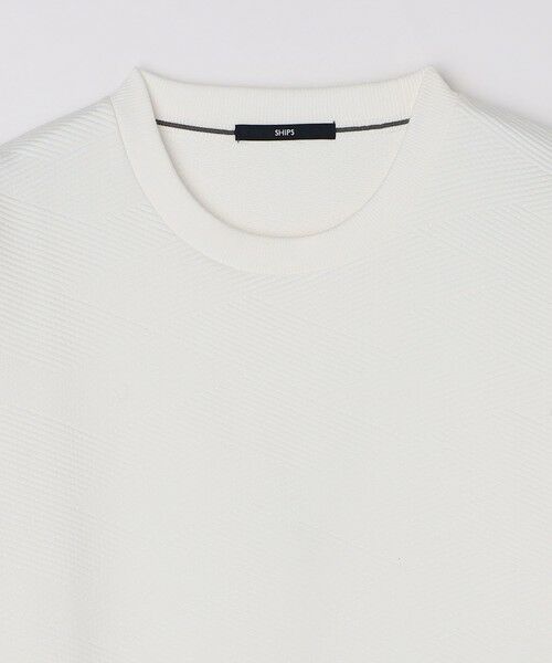SHIPS / シップス Tシャツ | SHIPS: ジャカード ライト ロングスリーブ プルオーバー | 詳細4
