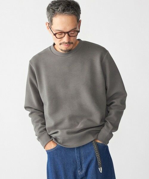 SHIPS / シップス Tシャツ | SHIPS: ジャカード ライト ロングスリーブ プルオーバー | 詳細13