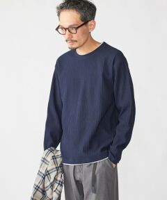 SHIPS / シップス Tシャツ | SHIPS: フェイク レイヤード クルーネック ロングスリーブ