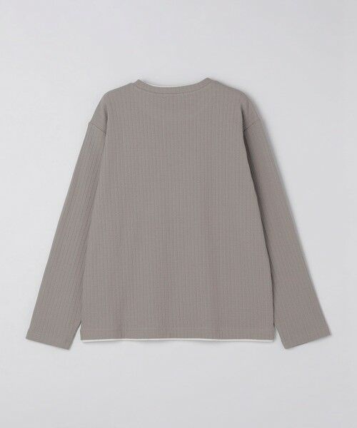 SHIPS / シップス Tシャツ | SHIPS: フェイク レイヤード クルーネック ロングスリーブ | 詳細4
