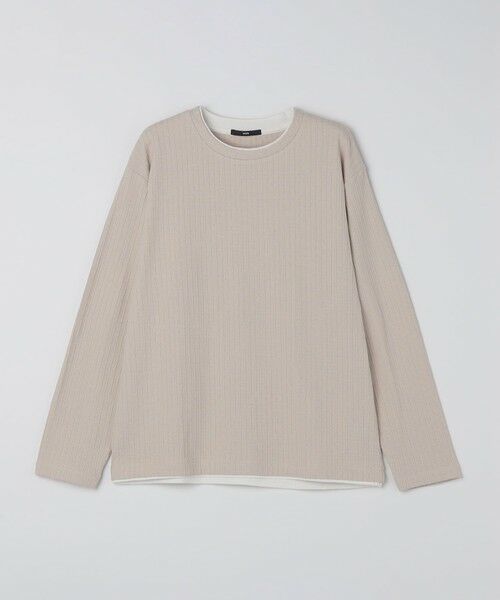 SHIPS / シップス Tシャツ | SHIPS: フェイク レイヤード クルーネック ロングスリーブ | 詳細13