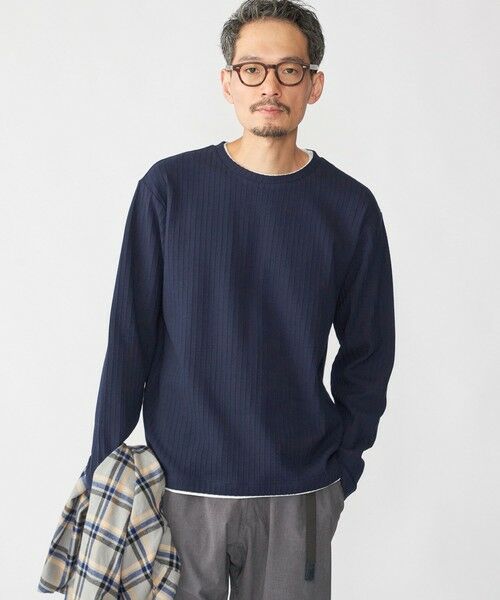 SHIPS / シップス Tシャツ | SHIPS: フェイク レイヤード クルーネック ロングスリーブ | 詳細25